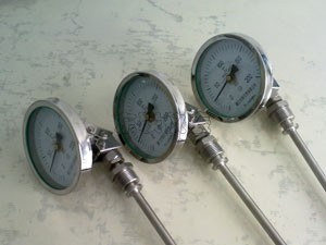 万向型双金属温度计